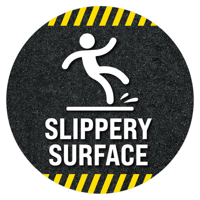 Slippery Surface Floor Decal