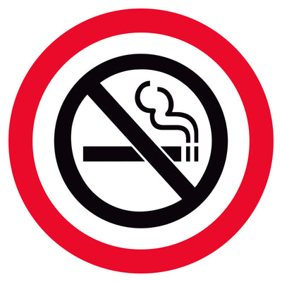 No Smoking Symbol Floor Decal